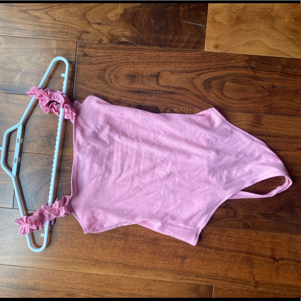 Pink Sunday best body suit
